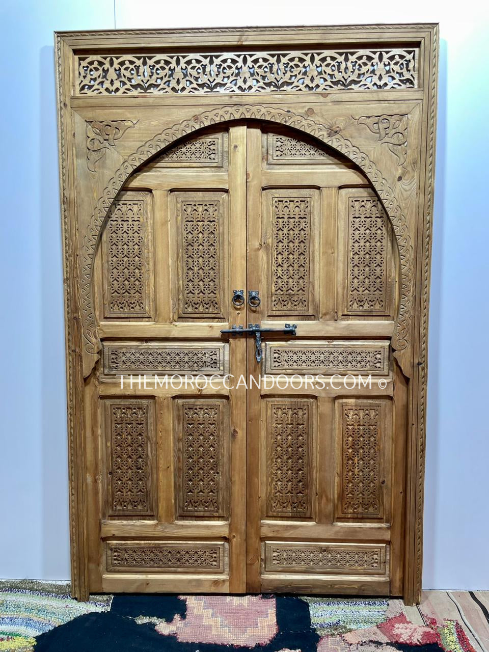 Custom-crafted door embodying the spirit of Morocco