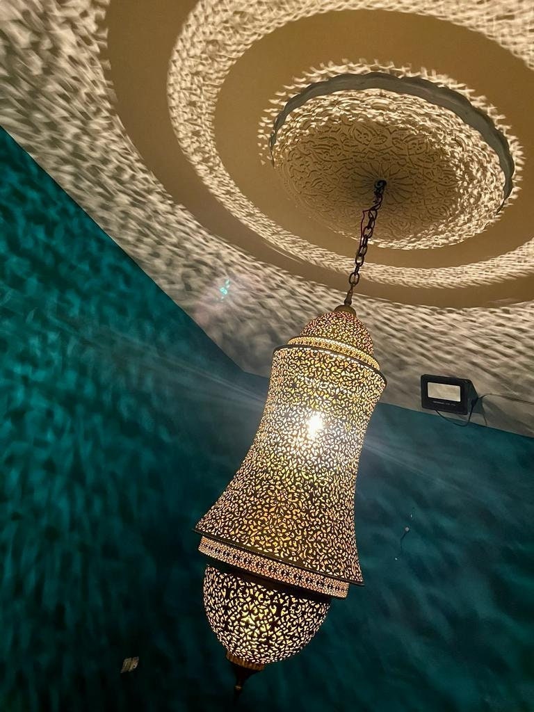 Large Moroccan Lamps Ceiling Pendant Light Brass, Moroccan Lampshades , New Home Decor Lighting, Brass lightsgf