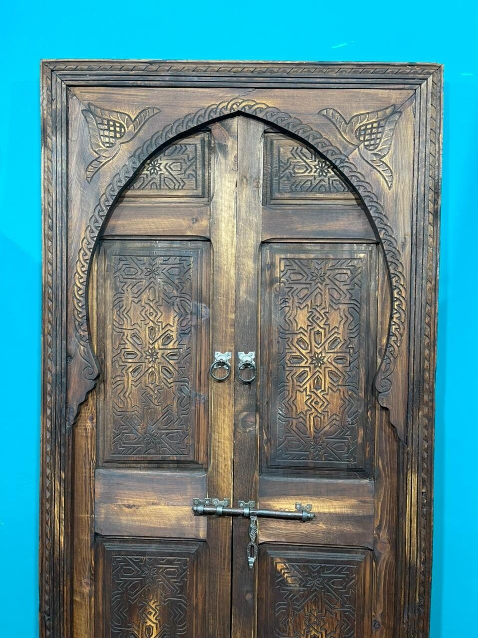 OLD CARVED DOOR , Cave Antique Door , Double Door , Wall Decor