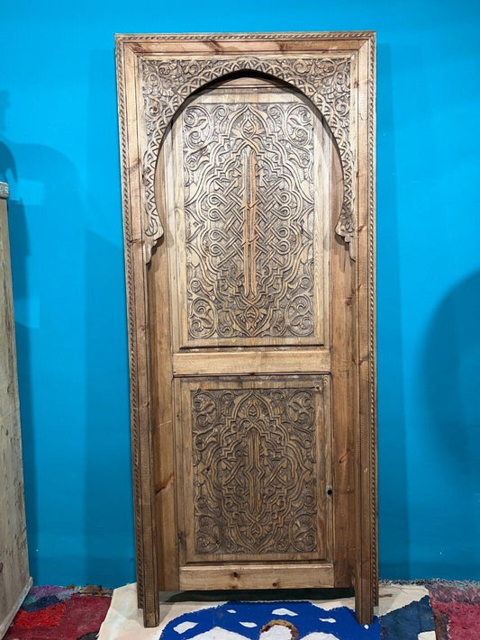 Artisanal Moroccan Door - Handcrafted Elegance for Your Living Space