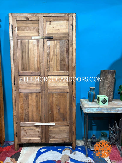 Entryway Moroccan Interior Rustic Geometric Wooden Door Mid Century Modern Wooden Work Doors Andaludian Moorish Riad Door