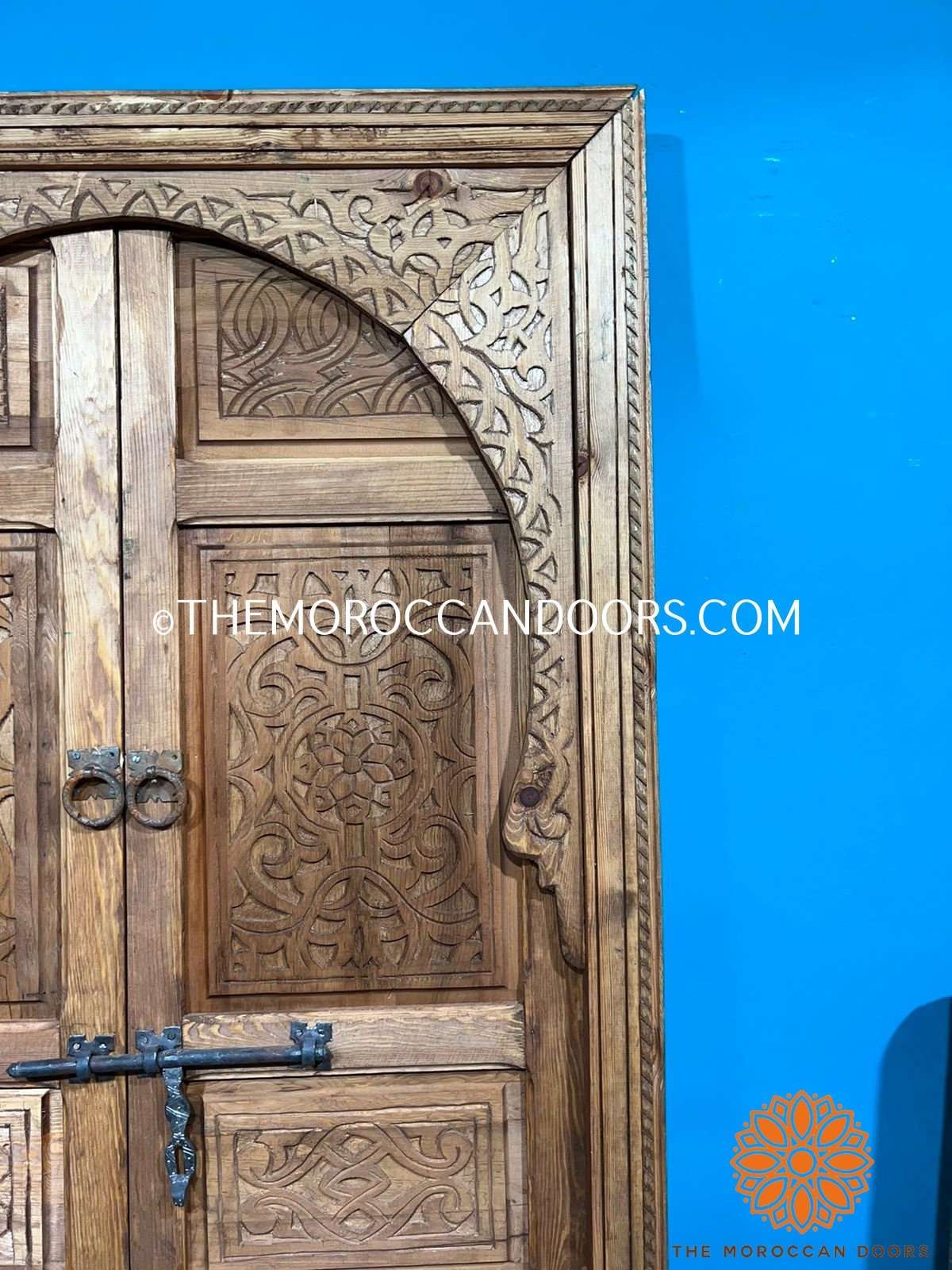 Entryway Moroccan Interior Rustic Geometric Wooden Door Mid Century Modern Wooden Work Doors Andaludian Moorish Riad Door