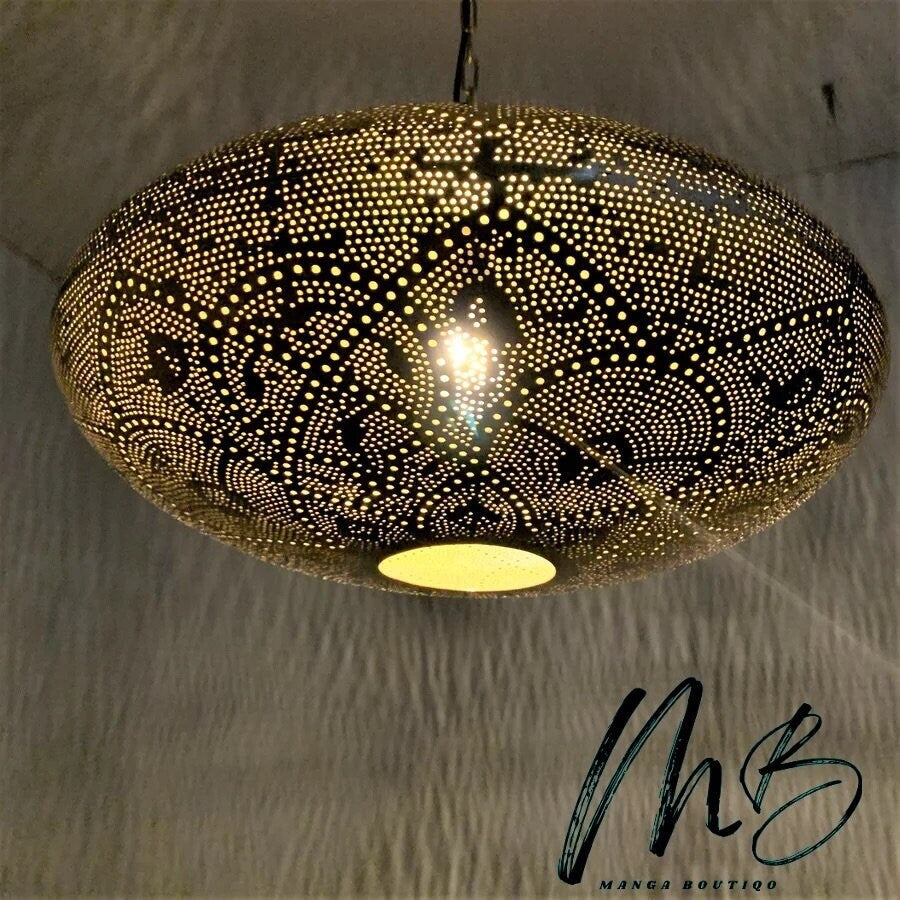 LARGE Moroccan lamp shade, Moroccan light fixture, Moroccan pendant light,  ceilling pendant, ceiling lamp shade