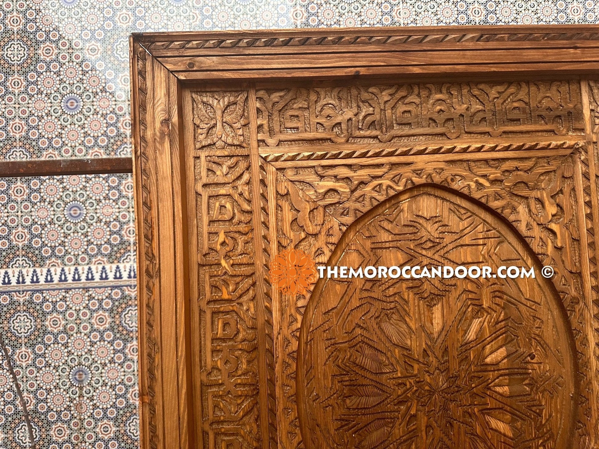 Hand Carved Wood Door with Solid Wood Breing a Timeless Legacy for Your Home, We can also Make It According to your Measurements