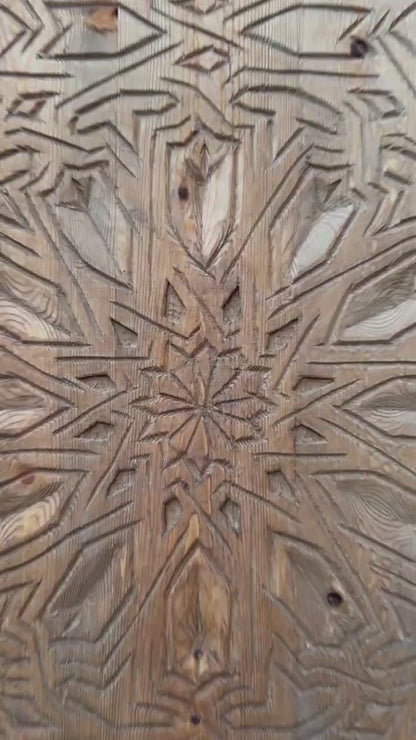 Exquisite Hand Carved Wood Door - Elevate Your Home with Exotic Charm - Custom Wooden Doors