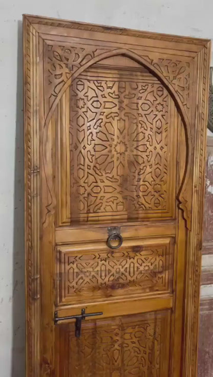 Old Carve Moroccan Door | Morish Door | porte marocaine  | Double Porte  sculpté