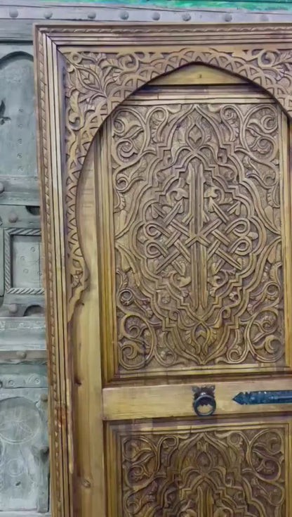 Magnifique door | Moroccan Carved Door | Interior exterior Door | Vintage Antique Carve Door | Wall Deco | Porte de Grange | Boho chic Door