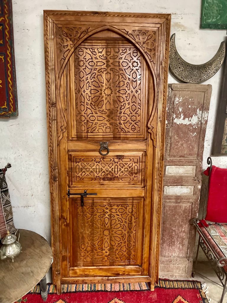 Old Carve Moroccan Door | Morish Door | porte marocaine  | Double Porte  sculpté