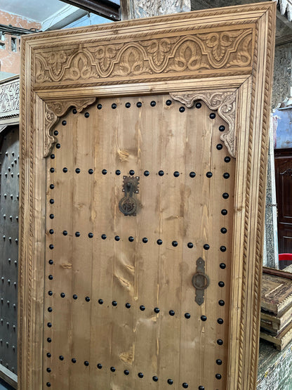 Porte de Riad | Porte intérieur , extérieur | Carved Wooden Door | Prix choc