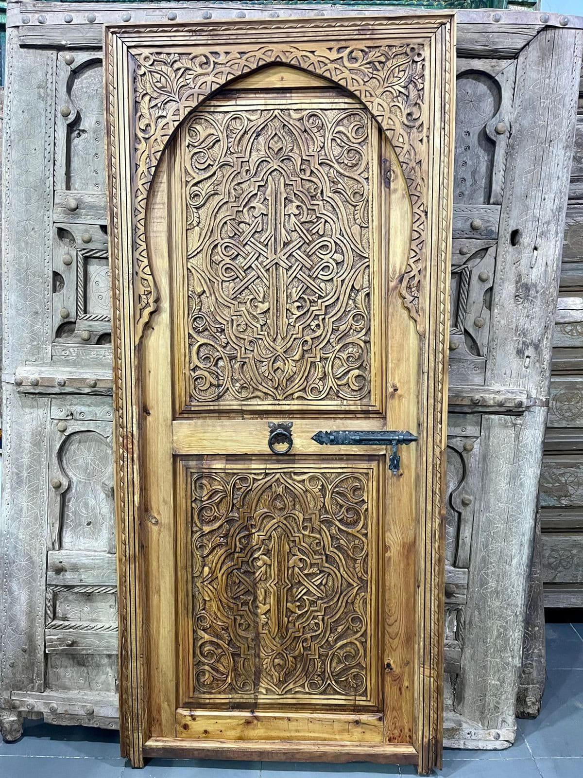 Magnifique door | Moroccan Carved Door | Interior exterior Door | Vintage Antique Carve Door | Wall Deco | Porte de Grange | Boho chic Door