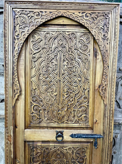 Magnifique door | Moroccan Carved Door | Interior exterior Door | Vintage Antique Carve Door | Wall Deco | Porte de Grange | Boho chic Door