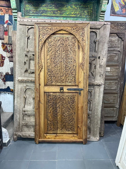 Magnifique door | Moroccan Carved Door | Interior exterior Door | Vintage Antique Carve Door | Wall Deco | Porte de Grange | Boho chic Door