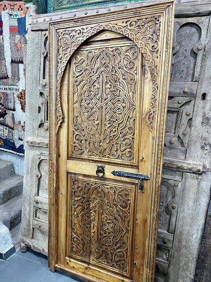 Magnifique door | Moroccan Carved Door | Interior exterior Door | Vintage Antique Carve Door | Wall Deco | Porte de Grange | Boho chic Door