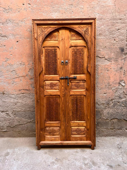 wooden door,  porte rustique, porte décoratif, wall décor, porte intérieur extérieur, berbère door, antique door, old door, morish door