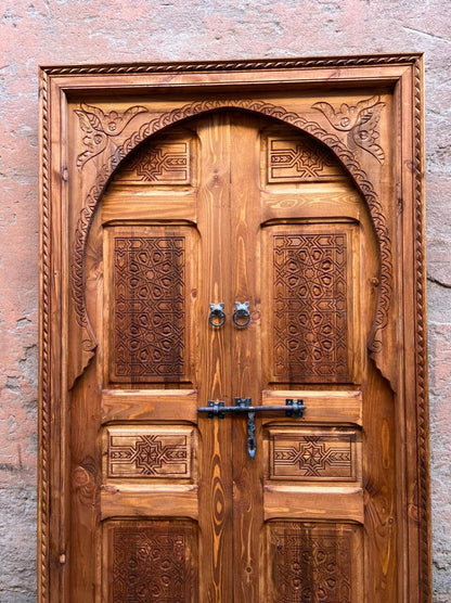 wooden door,  porte rustique, porte décoratif, wall décor, porte intérieur extérieur, berbère door, antique door, old door, morish door