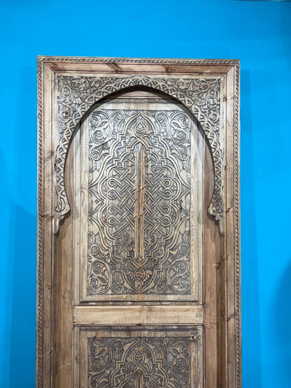 Wooden Unique Door  , Craved wooden door , Moroccan Wall Door