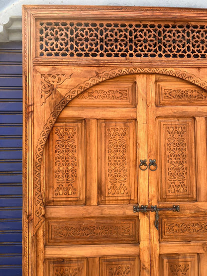 Magnifique Wooden Door Handcrafted with the best quality of wood, for your Home, Interior designer, home gift, Moroccan doors, modern door