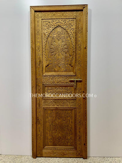 Hand Carved Wood Door - A Touch of Exoticism in Your Home - Wooden Costum Doors