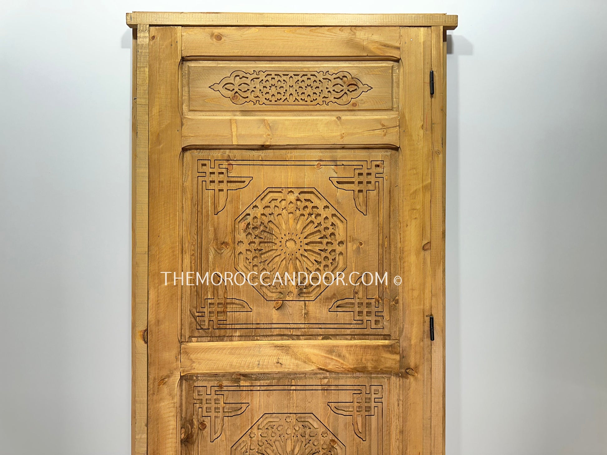 With a custom hand-carved door, carved wood, Moroccan wooden door, or handmade door, you may bring the magic of Morocco into your home.