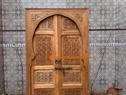 Hand Carved Wood Door - A Timeless Legacy for Your Home - Wooden interior or Exterior doors